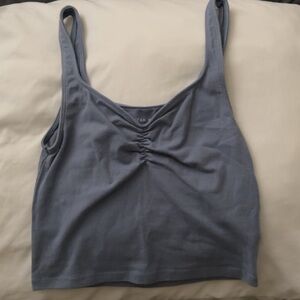 American Eagle Outfitters Slate Blue Tank Top